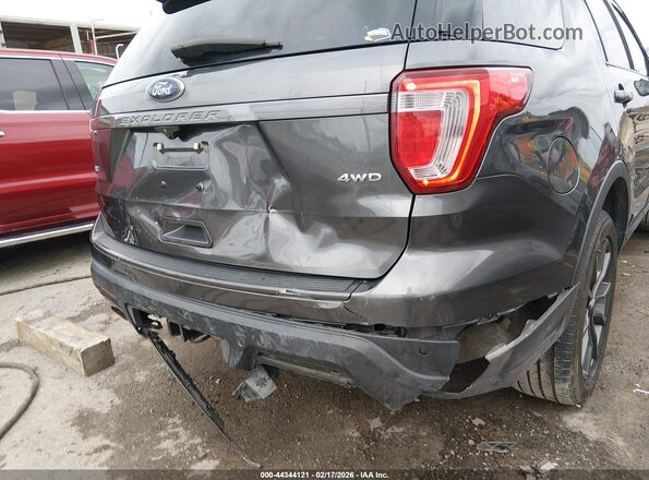1FM5K8D88JGC21980 2018 FORD FORD EXPLORER Серый Вид спереди