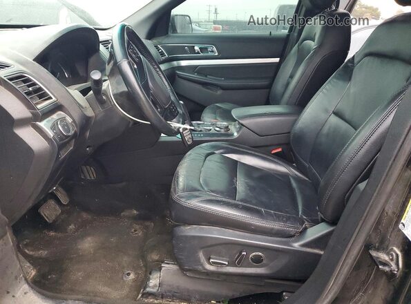 1FM5K8D89GGA95914 2016 FORD FORD EXPLORER Черный Вид салона спереди