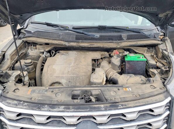 1FM5K8D89GGA95914 2016 FORD FORD EXPLORER Черный Вид подкапотного пространства