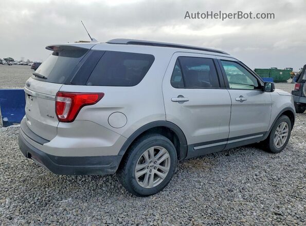 1FM5K8D8XKGA77057 2019 FORD FORD EXPLORER Silver Tył prawy