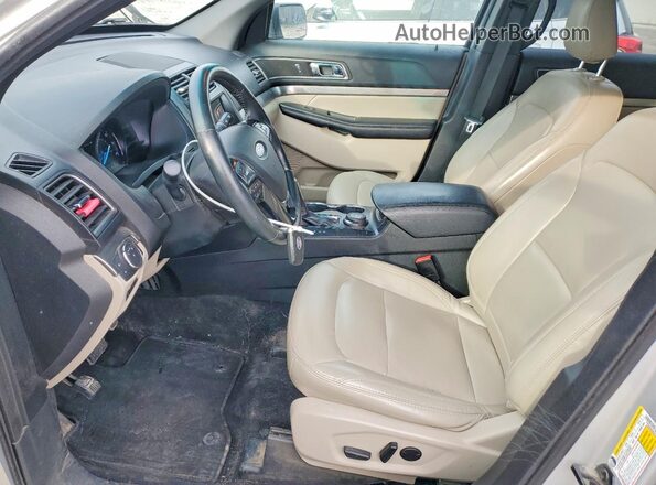 1FM5K8D8XKGA77057 2019 FORD FORD EXPLORER Silver Widok wnętrza z przodu