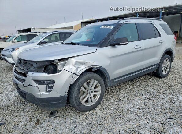 1FM5K8D8XKGA77057 2019 FORD FORD EXPLORER Silver Przód lewy