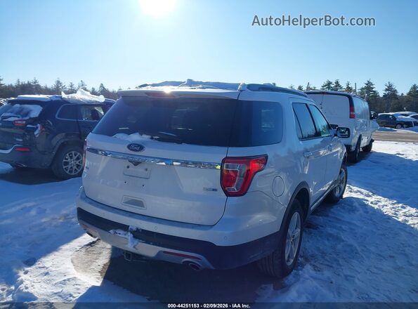 1FM5K8DH4HGE31910 2017 FORD FORD EXPLORER Белый Задняя правая четверть