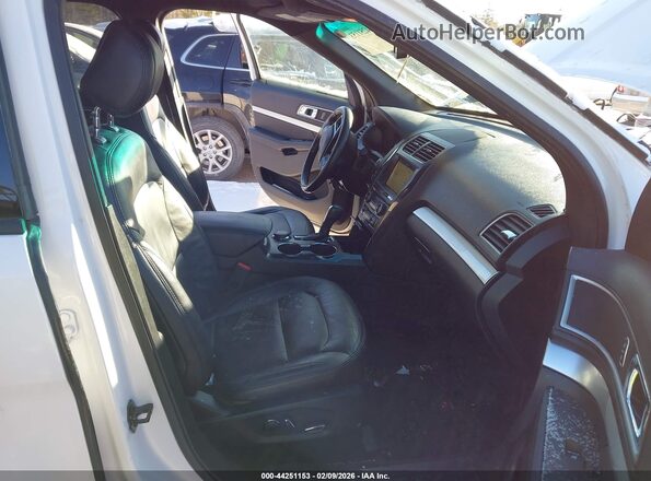1FM5K8DH4HGE31910 2017 FORD FORD EXPLORER Белый Вид салона спереди
