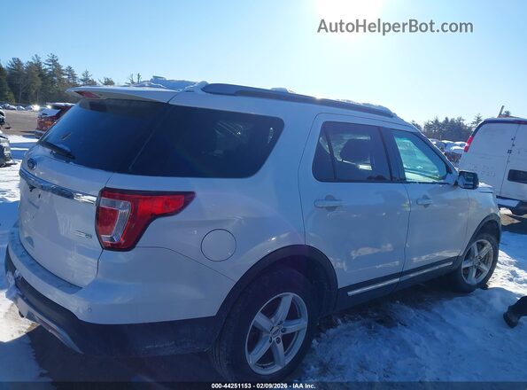 1FM5K8DH4HGE31910 2017 FORD FORD EXPLORER Белый Вид задней части салона