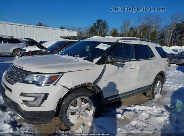 1FM5K8DH4HGE31910 2017 FORD FORD EXPLORER Белый Вид спереди
