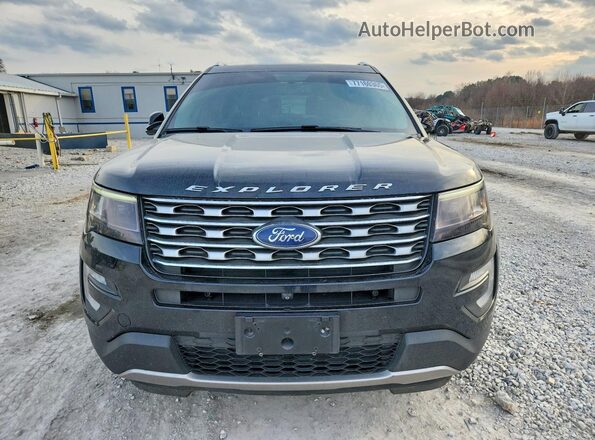 1FM5K8F84HGD12297 2017 FORD FORD EXPLORER Черный Вид спереди