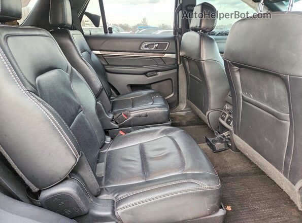 1FM5K8F84HGD12297 2017 FORD FORD EXPLORER Черный Вид задней части салона