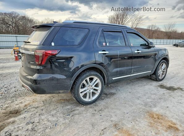 1FM5K8F84HGD12297 2017 FORD FORD EXPLORER Черный Задняя правая четверть