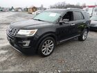 2017 Ford Explorer Limited Черный vin: 1FM5K8F86HGC23900