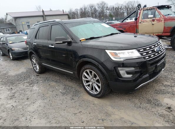 1FM5K8F86HGC23900 2017 FORD FORD EXPLORER Черный Передняя правая четверть