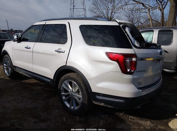 1FM5K8F88JGC27274 2018 FORD FORD EXPLORER Белый Задняя левая четверть