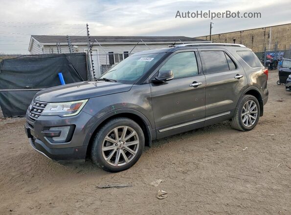 1FM5K8F89GGC64889 2016 FORD FORD EXPLORER Угольный Передняя левая четверть