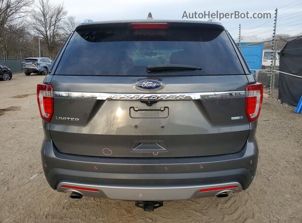 1FM5K8F89GGC64889 2016 FORD FORD EXPLORER Угольный Вид сзади