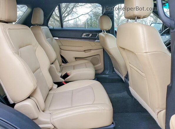 1FM5K8F89GGC64889 2016 FORD FORD EXPLORER Угольный Вид задней части салона