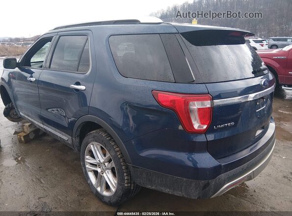 1FM5K8F8XHGD34241 2017 FORD FORD EXPLORER Dark Blue Rear left