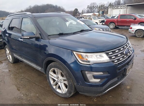 1FM5K8F8XHGD34241 2017 FORD FORD EXPLORER Dark Blue Front right