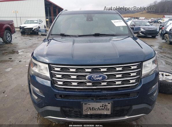 1FM5K8F8XHGD34241 2017 FORD FORD EXPLORER Dark Blue Rear interior view