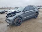 2023 Ford Explorer St Gray vin: 1FM5K8GC2PGA71096