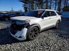 2021 Ford Explorer St White vin: 1FM5K8GC3MGA76657