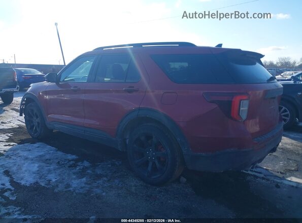 1FM5K8GC4NGC05779 2022 FORD FORD EXPLORER Red Tył lewy