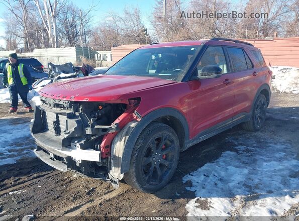 1FM5K8GC4NGC05779 2022 FORD FORD EXPLORER Red Przód lewy