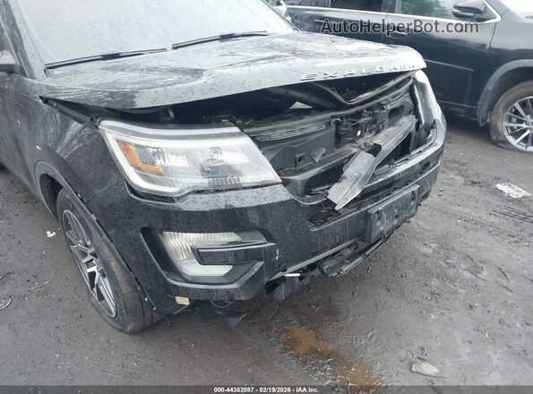 1FM5K8GT0GGD08460 2016 FORD FORD EXPLORER Черный Вид спереди
