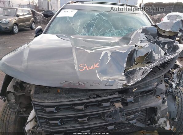 1FM5K8GT2HGC44312 2017 FORD FORD EXPLORER Gray Вид ззаду