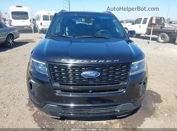 1FM5K8GT2KGA84178 2019 FORD FORD EXPLORER Черный Вид щитка приборов