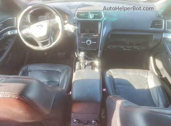 1FM5K8GT3GGA07567 2016 FORD FORD EXPLORER Красный Вид панели приборов