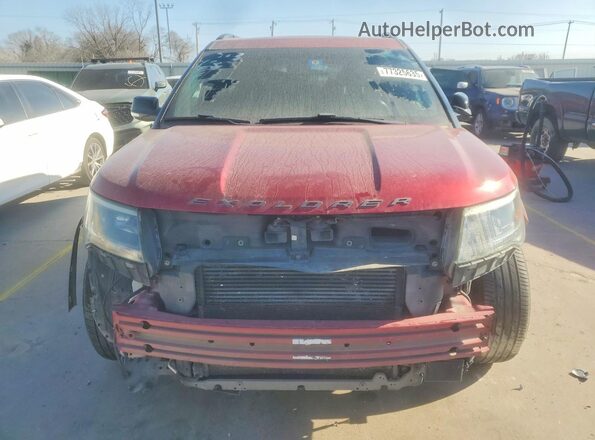 1FM5K8GT3GGA07567 2016 FORD FORD EXPLORER Красный Вид спереди