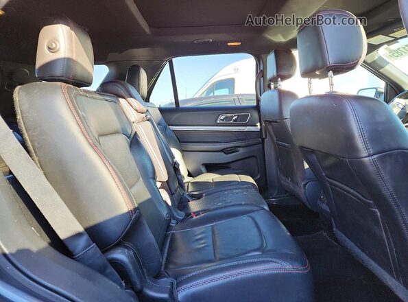 1FM5K8GT5HGD73094 2017 FORD FORD EXPLORER Black უკანა სალონის ხედი