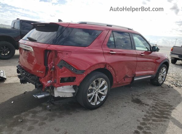 1FM5K8HC0MGA58101 2021 FORD FORD EXPLORER Red Задня права чверть