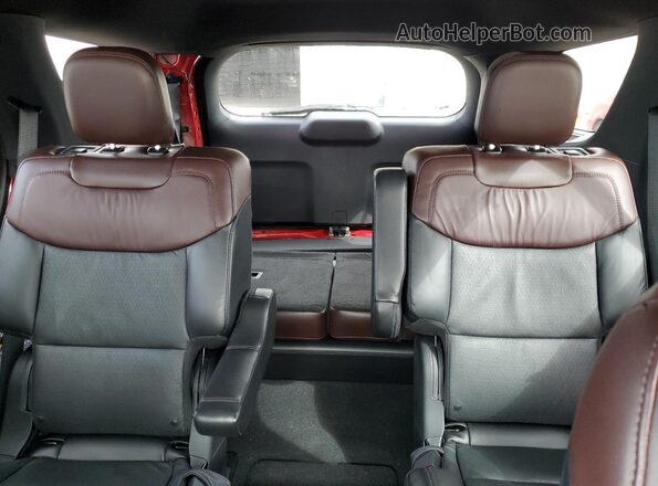 1FM5K8HC0MGA58101 2021 FORD FORD EXPLORER Red Вид задніх сидінь