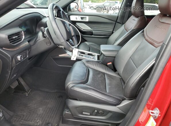 1FM5K8HC0MGA58101 2021 FORD FORD EXPLORER Red Вид салону спереду