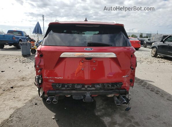 1FM5K8HC0MGA58101 2021 FORD FORD EXPLORER Red Вид ззаду