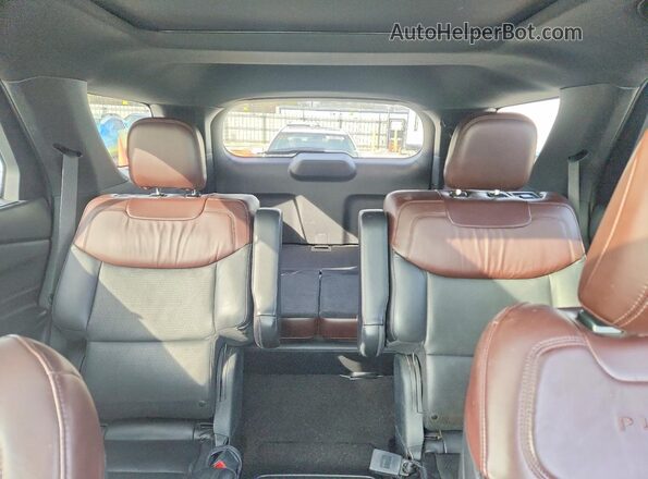 1FM5K8HC2MGA01950 2021 FORD FORD EXPLORER Black Vista de los asientos traseros
