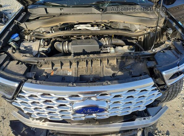 1FM5K8HC2MGA01950 2021 FORD FORD EXPLORER Black Vista del compartimento del motor