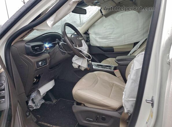 1FM5K8HCXLGC44484 2020 FORD FORD EXPLORER White Вид салону спереду