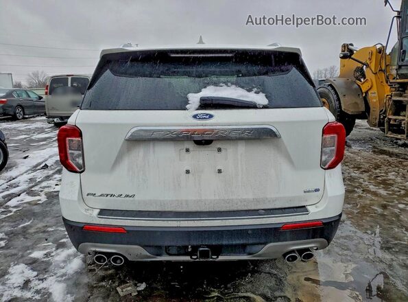 1FM5K8HCXLGC44484 2020 FORD FORD EXPLORER White Вид ззаду