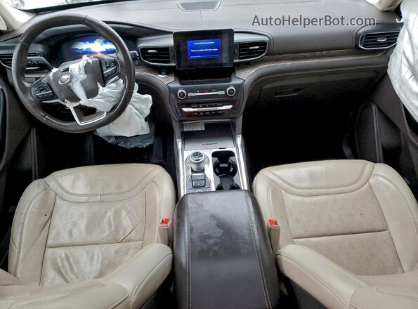 1FM5K8HCXLGC44484 2020 FORD FORD EXPLORER White Вид панелі приладів