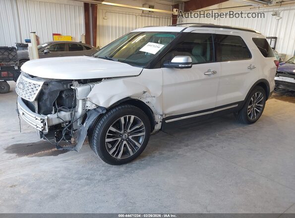 1FM5K8HTXGGB85281 2016 FORD FORD EXPLORER Белый Передняя левая четверть