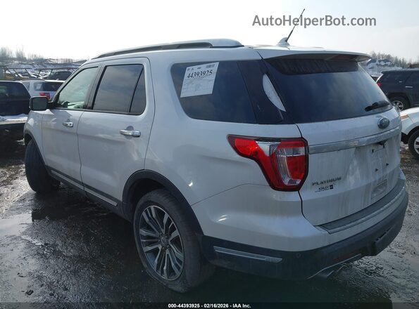 1FM5K8HTXJGC38794 2018 FORD FORD EXPLORER Белый Задняя левая четверть