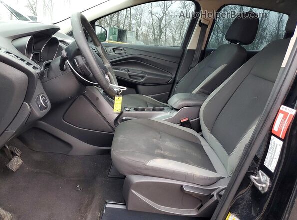 1FMCU0F71GUC86347 2016 FORD ESCAPE Черный Вид салона спереди