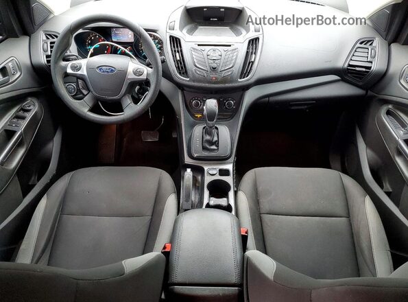 1FMCU0F71GUC86347 2016 FORD ESCAPE Черный Вид панели приборов