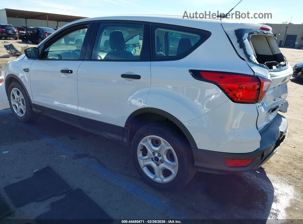 1FMCU0F72KUB79834 2019 FORD ESCAPE Белый Задняя левая четверть
