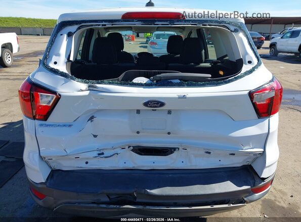1FMCU0F72KUB79834 2019 FORD ESCAPE Белый Вид спереди