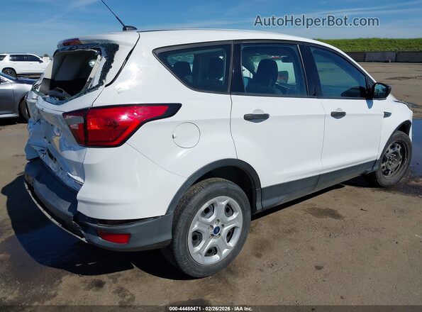 1FMCU0F72KUB79834 2019 FORD ESCAPE Белый Задняя правая четверть