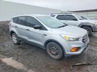 2017 Ford Escape S Silver vin: 1FMCU0F74HUB49758
