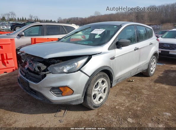 1FMCU0F76KUC47455 2019 FORD ESCAPE Серебряный Передняя левая четверть